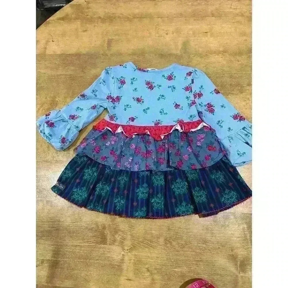 Matilda Jane Feeling Festive Holiday Top Sz 6 - Picture 2 of 5